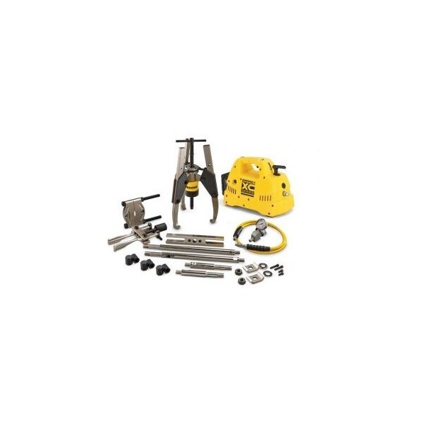 Enerpac Hydraulic Sync Grip Master Puller Set Cordless Pump 230V 36 Ton Capacity 2 Inch Stroke